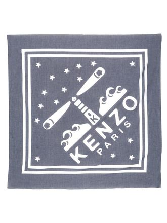 Kenzo Lighthouse Large Scarf-Uomo