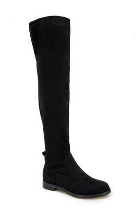 Kenneth Cole Reaction Wanderly Knee High Boot in Black Micro at Nordstrom Rack, Size 5.5