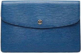 Louis Vuitton Pre-owned Clutches, female, Blue, Size: ONE SIZE Pre-owned Vintage Clutch