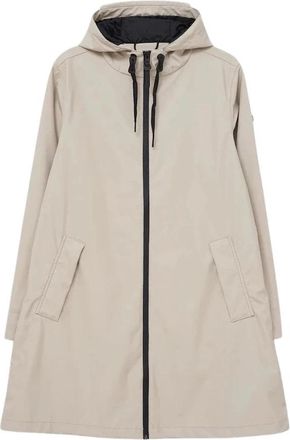 Tant&auml; Rainwear Nuovola Parka - Dames - Parka Jassen - Beige - L - Polyester - Jassen