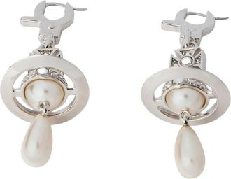 Vivienne Westwood Aida Oorbellen - Dames - Oorbellen - Grijs - ONE Size - Accessoires