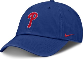 Nike Philadelphia Phillies Club Mens Nike Mens MLB Adjustable Hat in Blue | NB014EWPP-BEK