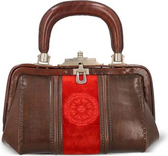 Roberta Di Camerino Borsa a spalla Bagonghi in pelle 1950-1960 - Marrone