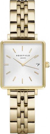 Rosefield Womens BMWLBG-X241 Ladies Boxy Gift Set Watch - Gold - One Size