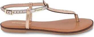 Les Tropeziennes Leren teenslippers Handrea