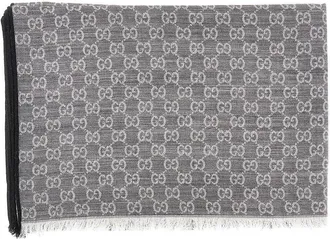 Gucci Jacquard silk and wool-blend scarf Man One Size