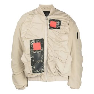 A-Cold-Wall* Cubist Ruched Bomber Jacket Dark Stone ACWMO131
