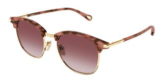 Chlo&eacute; CH0384S 004 Womens Sunglasses Gold Size 52