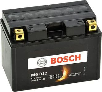 Bosch Bater&iacute;a De Moto 9ah Bosch M6012 Agm