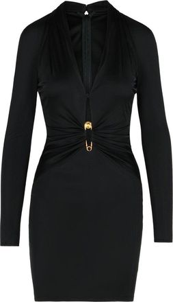 Versace Black Viscose Dress