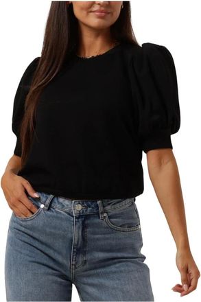 Minus Elegante Livana T-shirt voor dames - Dames - T-shirts - Zwart - S - Tops