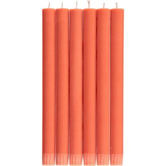 British Colour Standard Dinner Candles - Set of 25 in Rust at Nordstrom