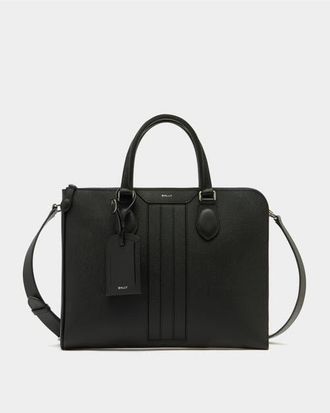 Bally Leather Beckett Briefcase in Black at Nordstrom