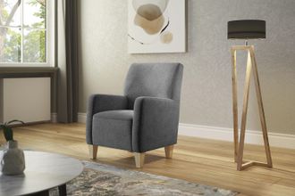 HOME AFFAIRE Sessel »Viva« mit Federkern, mit Buchefüssen