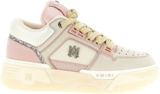 Amiri Pink Lace Up Sneakers