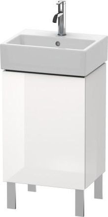 Duravit Duravit L-cube M&oacute;dulo De Lavabo Vertical, 1 Puerta, Con Bisagra A La Izquierda, 43,4x34,1 Cm, Para Vero Air 072445, Color: Blanco Lila Seda Laca Mate 