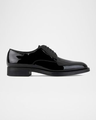 Giorgio Armani Men & apos;s Patent Leather Derby Shoes