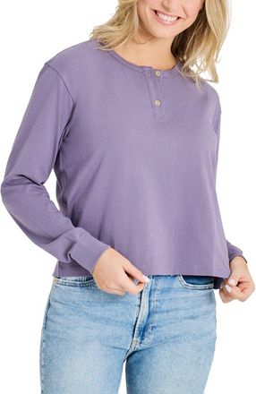 Life is good Long Sleeve Boxy Crusher T-Shirt