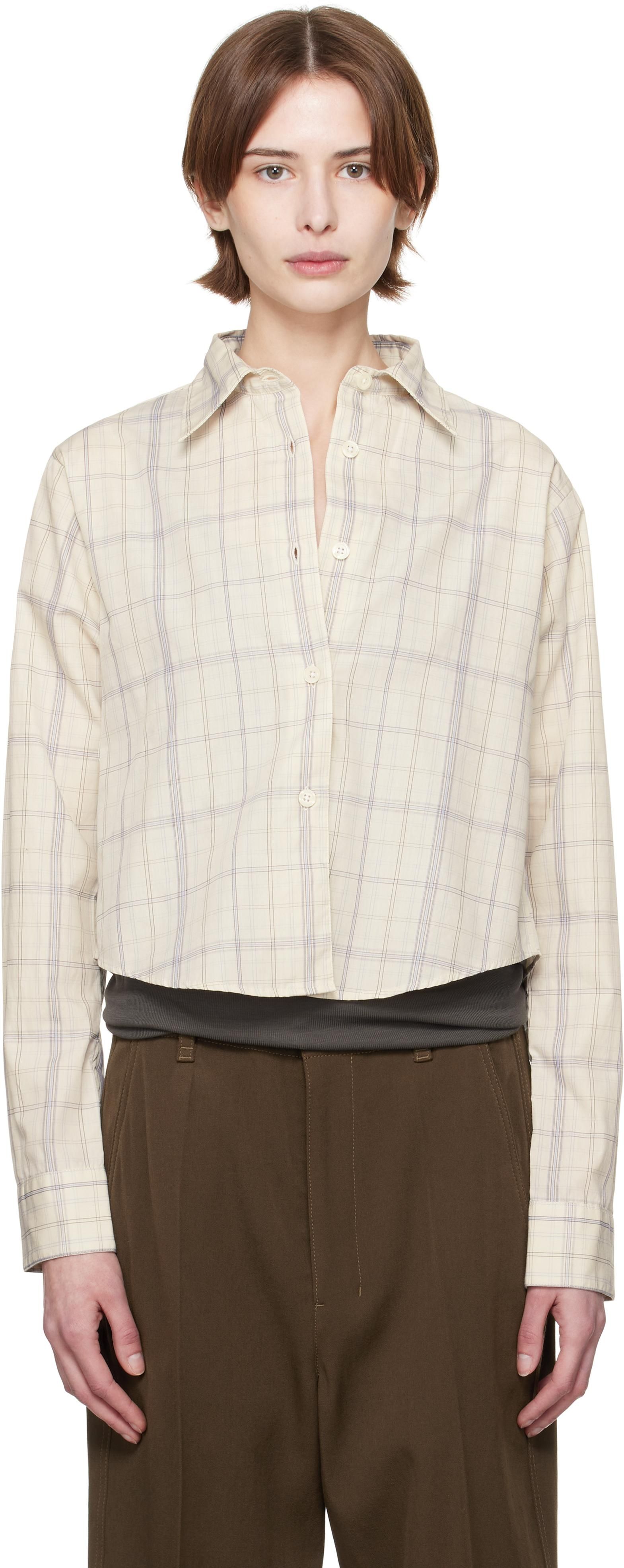 Human Made checked shirt - men - Fabric - M - White from