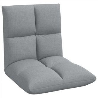 vidaXL Sill&oacute;n Ajustable Gris Claro Tela Vidaxl