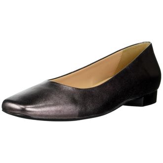 Trotters Honor Pewter Leather T2057-033 Womens