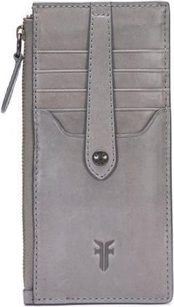 Frye Slim Leather Snap Card Wallet in Shadow at Nordstrom Rack