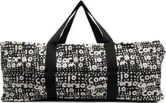 10 Corso Como large logo-print holdall - women - Cotton - One Size - Black