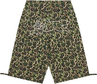 Icecream Shorts Cargo Running Dog Borchiati - - Shorts - Uomo - Verde - W28