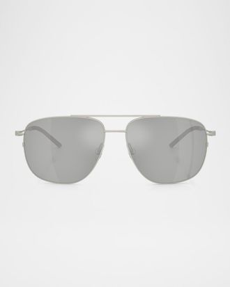 Moncler Men & apos;s ME4004 Aviator Sunglasses