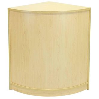 MonsterShop Retail Shop Corner Counter CM60 - Maple in Beige