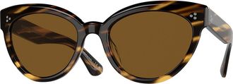 Oliver Peoples OV5355SU Roella Polarized 100383 Womens Sunglasses Tortoiseshell Size 55