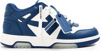 Off-white Mens Off White Out Of Office Classic Trainers, Trademark Branding in Royal Blue - Size UK 11