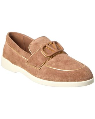 Valentino Suede & Leather Loafer