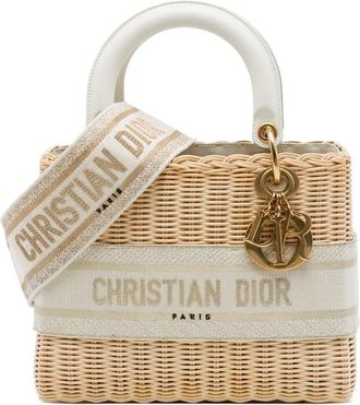 Dior Pre-owned Dior Medium Wicker Oblique Lady Satchel Ladies R3BFFNLQJY1V5X5X