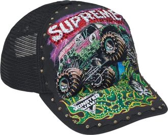 SUPREME x Grave Digger SS26 Mesh Back 5-Panel Black SUP-SS26-1053