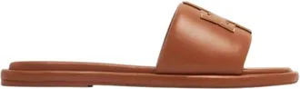 Tory Burch Double T Padded Sport Slide Sandals, Size 9