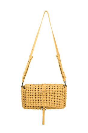 Themoir&egrave; Womens Asteri Knots Eco-Fabric Shoulder Bag In Chai Tea