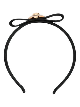 Versace Gianni Ribbon haarband - Zwart
