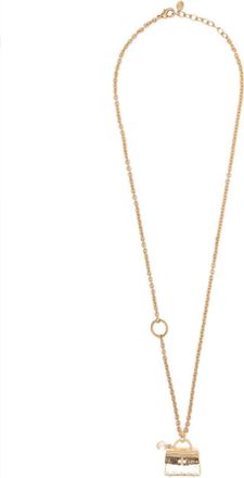 Charriol Shopping at Paris pendant necklace - women - Gold Plated Brass - One Size