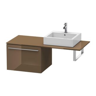 Duravit Duravit X-large Armario Base Para Consola 6734, 1 Caj&oacute;n, 600mm, Color (frente/cuerpo): Marr&oacute;n Oliva Laca Alto Brillo - Xl673406161