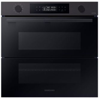 Samsung NV7B4540VBB Forno ad incasso Dual Cook Flex Serie 4 76 L A+ Black Inox. Dimensione del forno: Largo, Tipo di forno: Forno elettrico