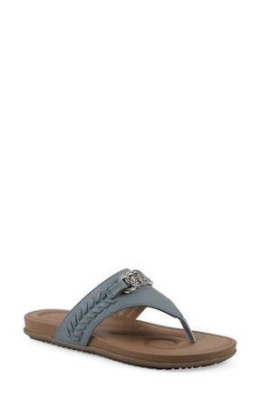 White Mountain Aladdin Flip Flop in Blue Raspberry/Smooth at Nordstrom Rack, Size 7.5