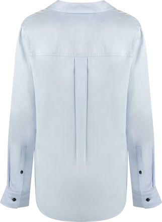 Bottega Veneta Womens Viscose Twill Shirt Morning Mist