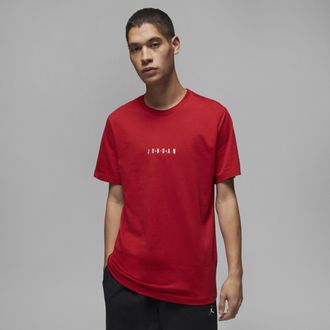 Nike Jordan Mens Jordan Air T-Shirt in Red | DM3182-687