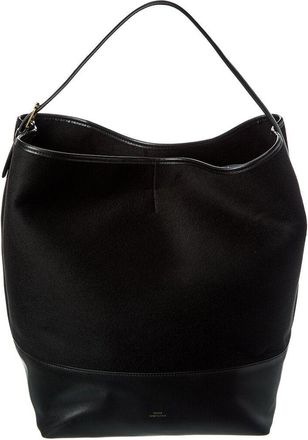 Toteme Wool & Leather Tote