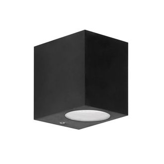 Forlight Aplique Exterior Para Bombilla Gu10 En Negro - Forlight