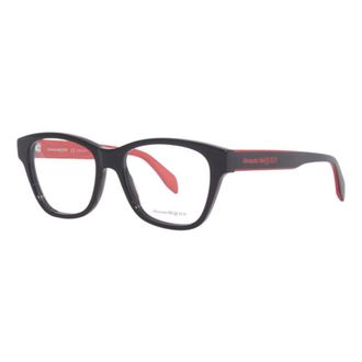 Alexander McQueen Mens Black Square Eyeglass Frames AM0306O 003