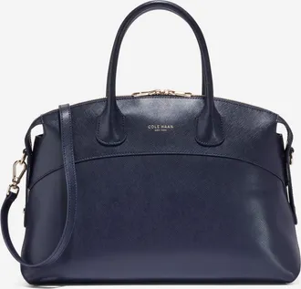 Cole Haan Womens Lady Satchel - Blue