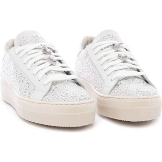 P448 Thea Embellished Platform Sneaker in White at Nordstrom Rack, Size 10.5-11Us / 41Eu