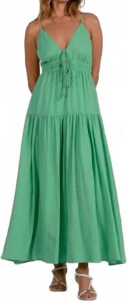 Elan Womens Spaghetti Strap Maxi Dress In Mint